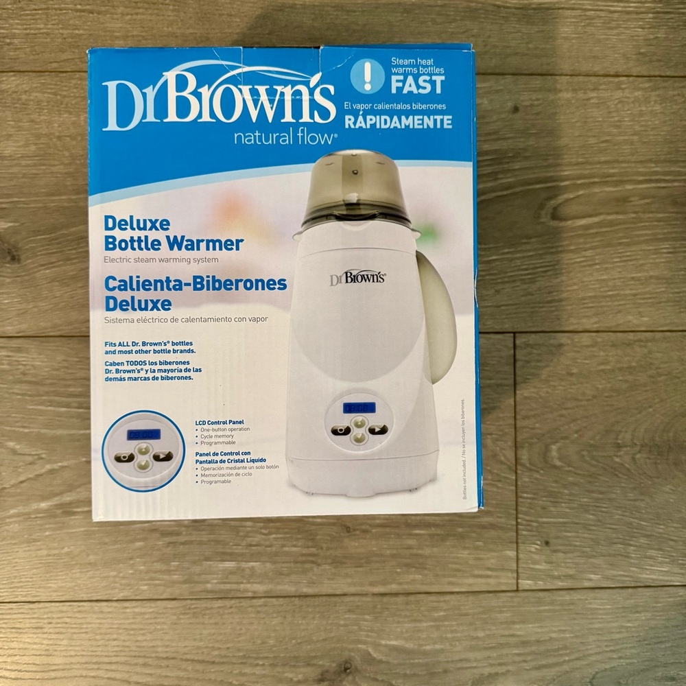 Dr. Brown's Natural Flow Deluxe Bottle Warmer - White